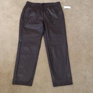 NEW! NEVER BEEN WORN Faux leather ankle pants